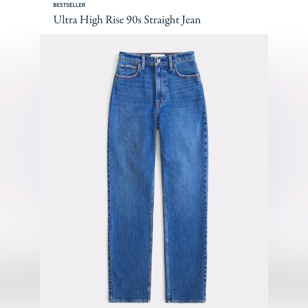 Ultra High Rise 90s Straight Abercrombie Jeans
